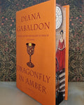 Handpainted 'Dragonfly in Amber' Book with Gauffered Edge (Pre-order)