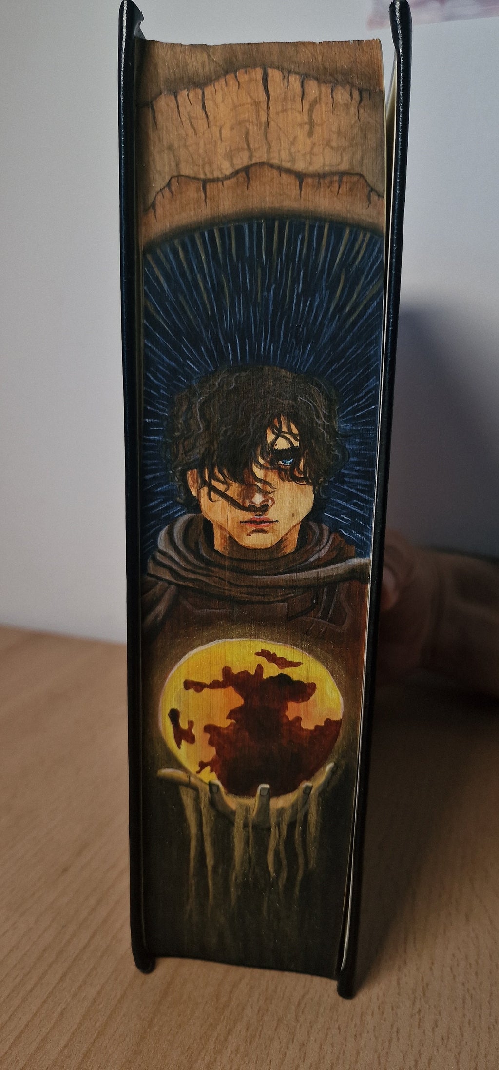 Pre-order Unique F Herbert's Dune Fore-Edge Handpainted Hardback Book for Collectors
