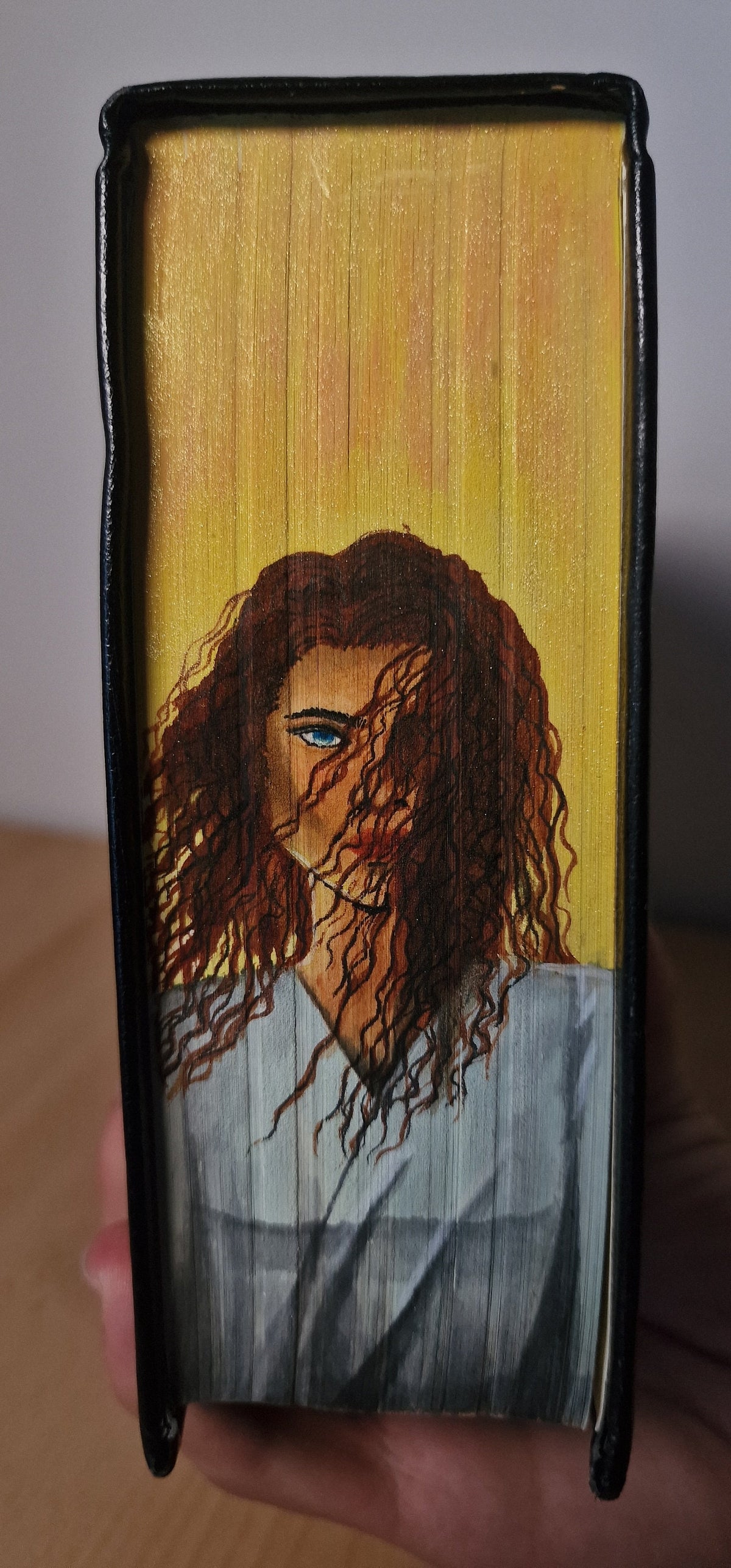 Pre-order Unique F Herbert's Dune Fore-Edge Handpainted Hardback Book for Collectors