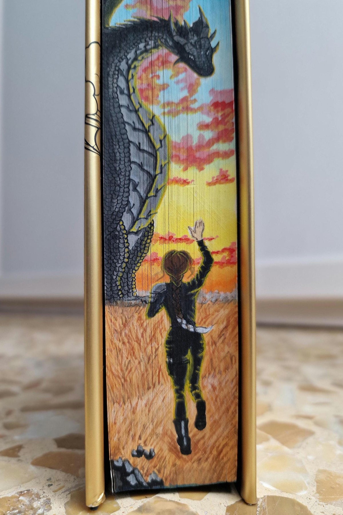 Pre-Order Unique Fourth Wing Fore-Edge Book Painting Special Edition