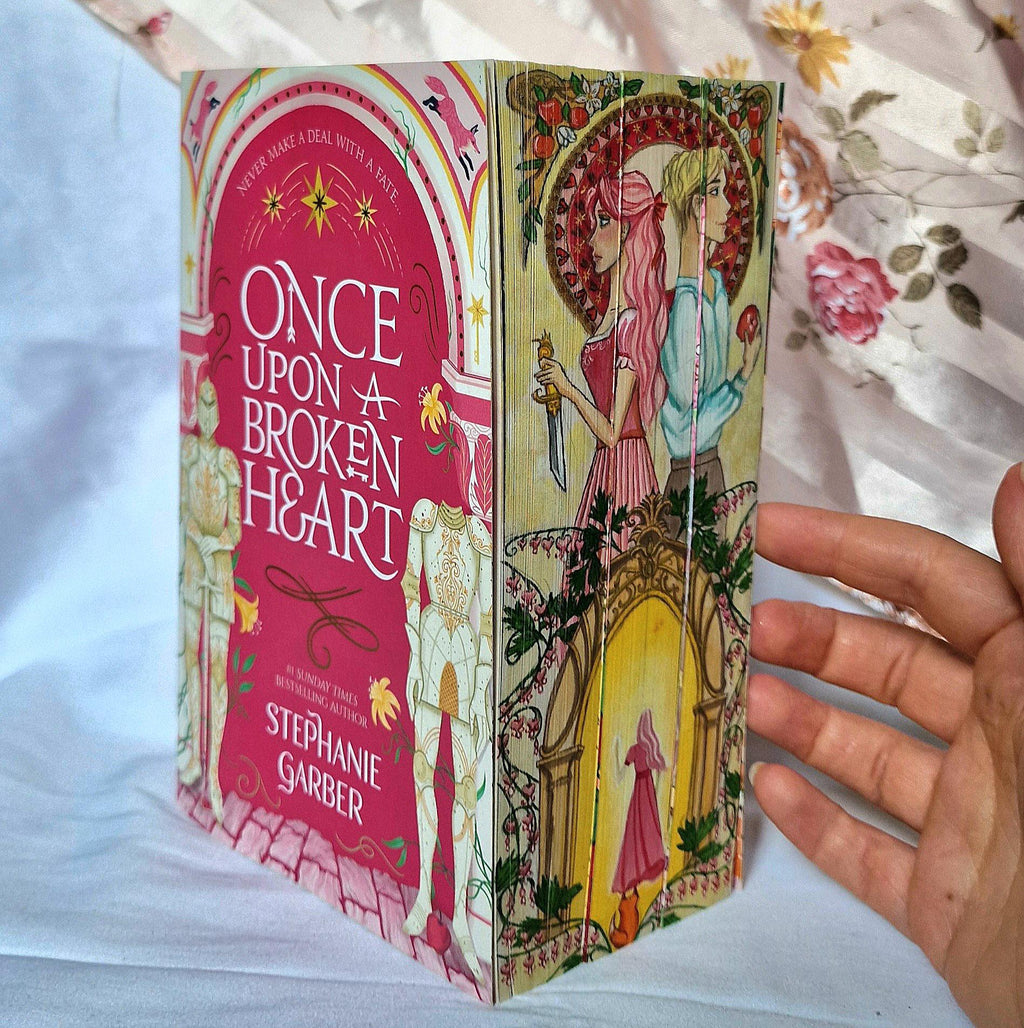 Pre-order Once Upon A Broken Heart Paperback Set By Stephanie Garber, Fully Handpainted