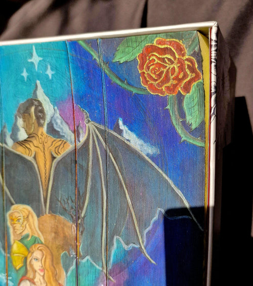 ACOTAR Paperback Box Set | Hand Painted Gauffered Edges, Gold Foil Collector Edition