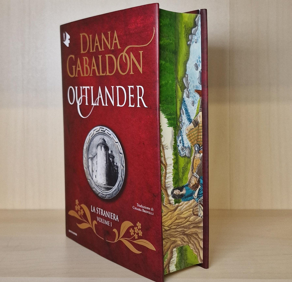 Pre-order Rare Handpainted Outlander Hardback Book by Diana Gabaldon with Fore-Edge Artwork