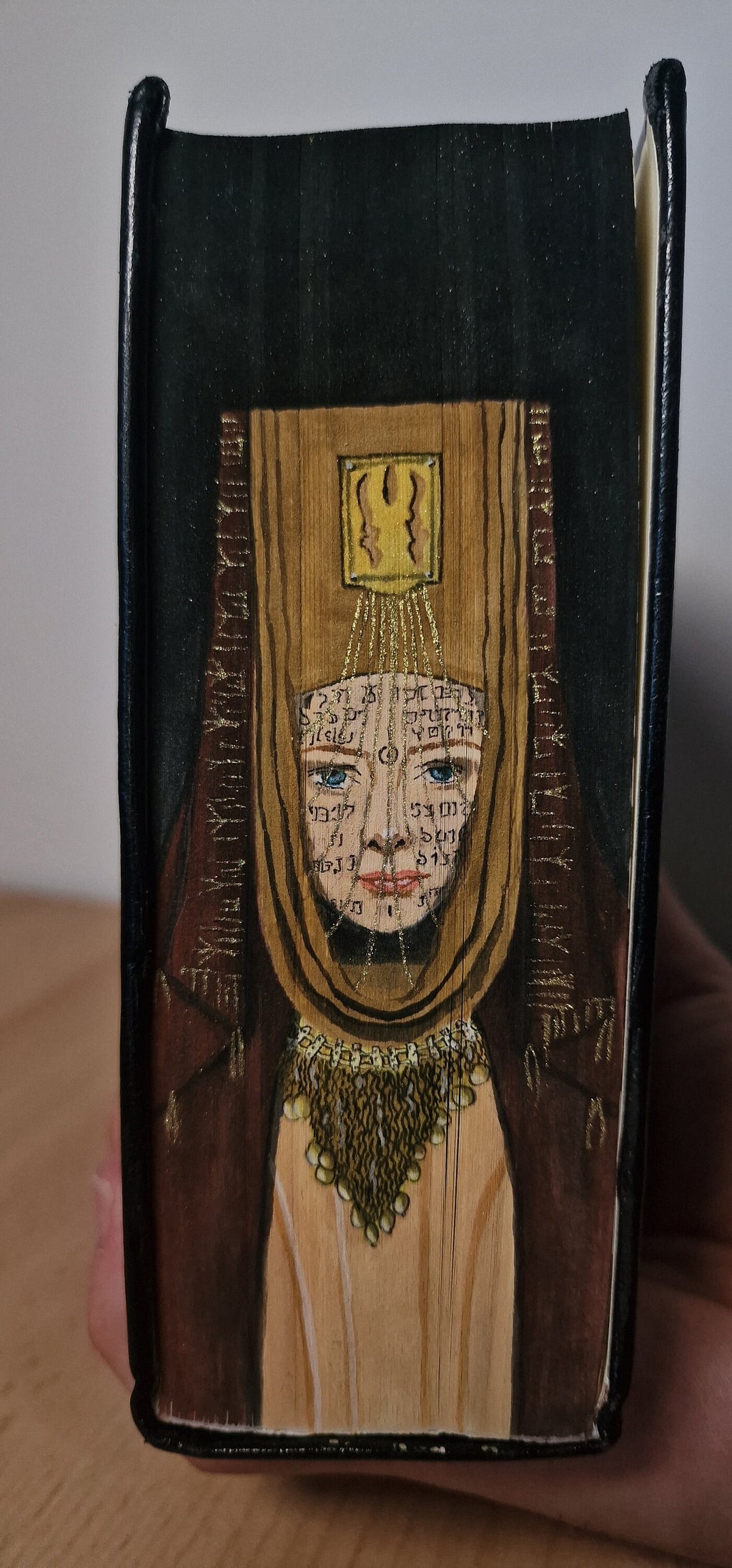 Pre-order Unique F Herbert's Dune Fore-Edge Handpainted Hardback Book for Collectors