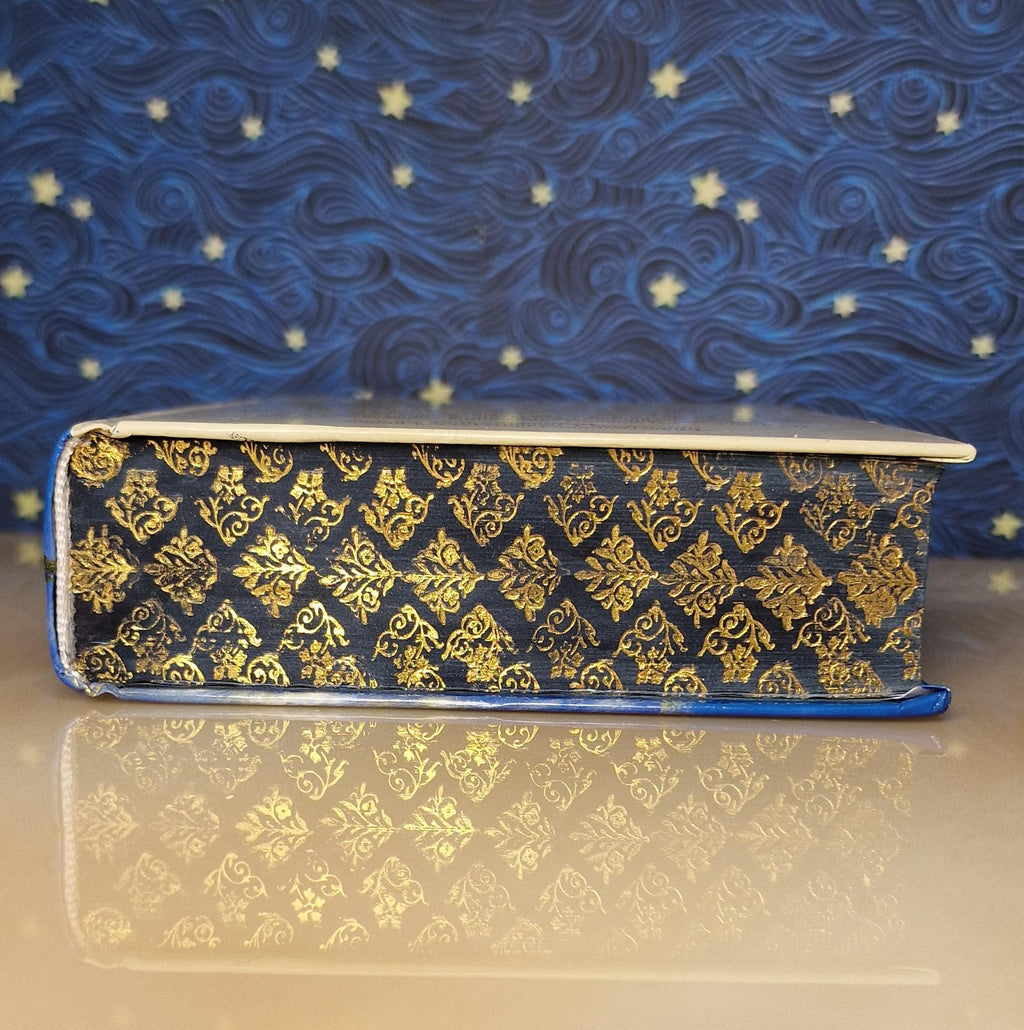 Pre-order Handpainted Silmarillion Hardback Book by J.R.R. Tolkien With Guaffered Edge (Embossed Pattern)