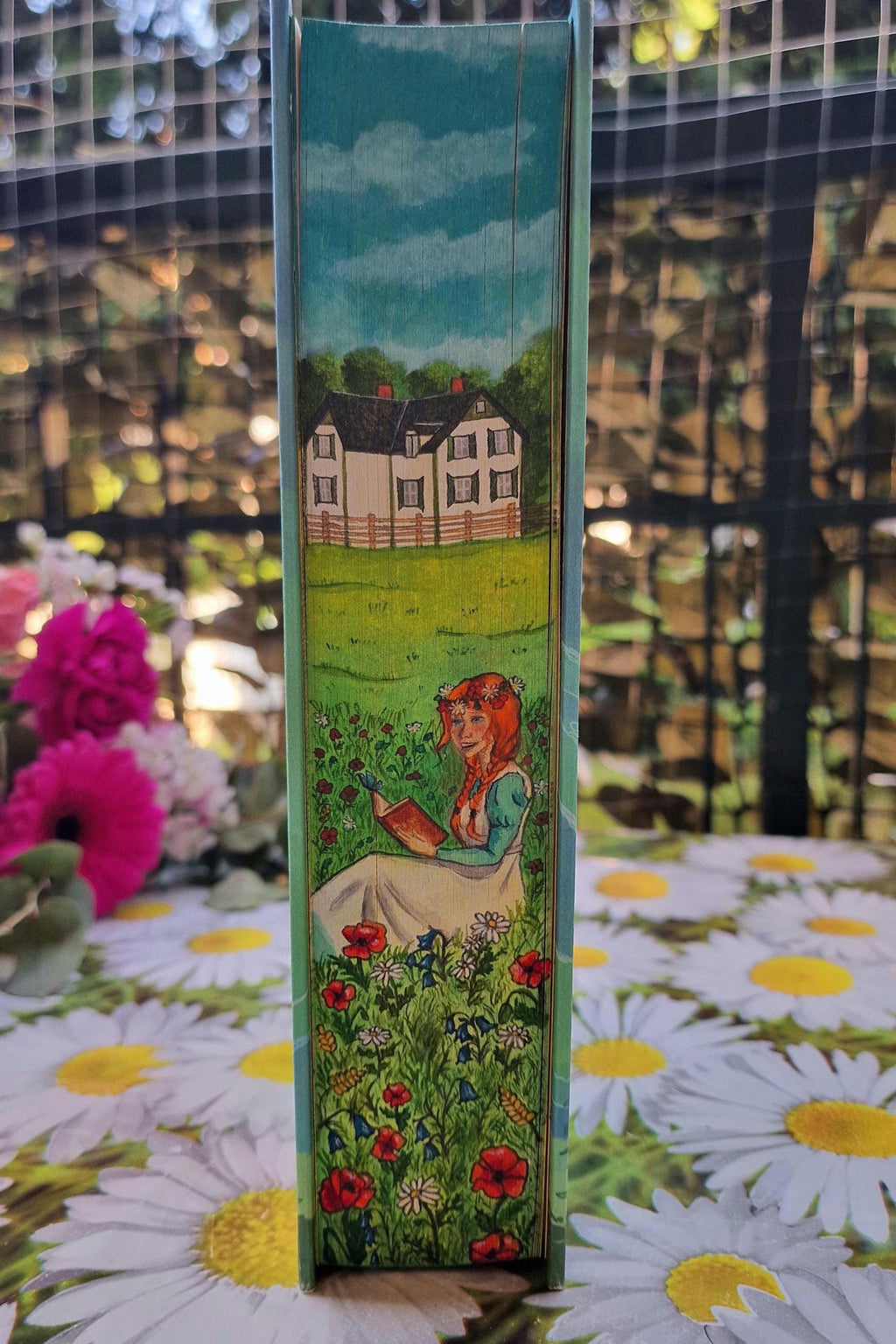 Pre-order Handpainted Lucy Maud Montgomery Anne of Green Gables Fore-Edge Painting